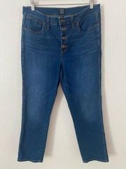 J. Crew High Rise Vintage Straight Jeans, size 31