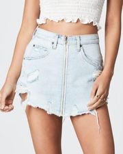 Lightwash Denim Skirt