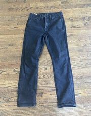 Jen7 7 for All Mankind Slim Women's Size 4 Black Denim Stretch Jeans L0816