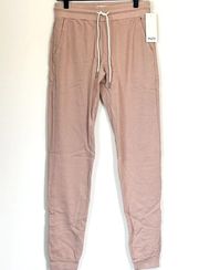 NWT MATE the Label Rose Organic Terry Classic Jogger - Small