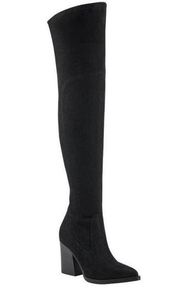 Marc Fisher Cathi Over The Knee Boot In Black Size 8