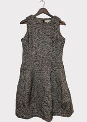 NWOT MICHAEL Michael Kors Wool Blend Sleeveless Drop Waist Dress 10