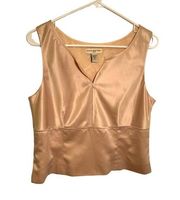 Amanda Smith Suits Sleeveless Shell Blouse Champagne