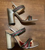 Gucci crystal high heel size 38