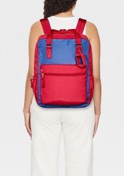 NWT Wild Fable Red/Blue Responsible Style 90% Recycled Polyester Backpack 15.4”