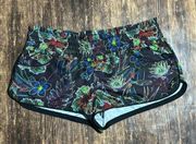 Hurley Women’s Hibiscus Tropical Print Beach Ride 2.5’ Board Shorts Medium