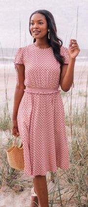 Glam Meets Glam Corinne Polka Dot Dress