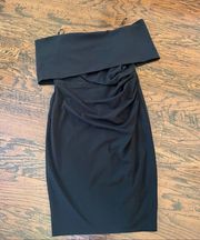 Vince Camuto Popover Cocktail Dress in Black  Size 6 NEW with Tags
