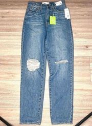 Sam Women's Edelman Blue Skyline Yaro High Rise Pinched Waist Jeans Size 27 NWT