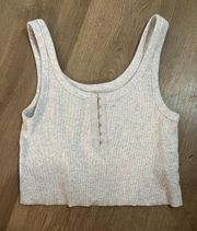 Light Grey Cotton Tank