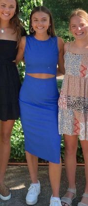 Blue Midi Dress