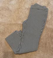 Black & White Checkered Dress Pants