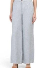 Linen Wide Leg Trousers