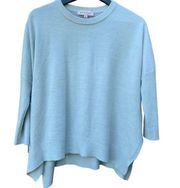 PHILOSOPHY baby blue oversized knit sweater size medium