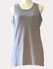 Isaac Mizrahi Live Essentials Knit Tank Top Cami Gray S