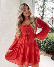 Red Cutout Dress