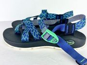 Chaco Women's Z2 Classic Sandals Size 7 Wide Foliole Royal Outdoor Hiking