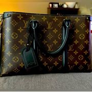 Louis Vuitton  Soufflot MM Monogram Canvas Handbag with Box and Dustbag