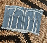 Nasty Gal Denim Crop Top