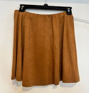 Forever 21 Faux Suede Mini Skirt Tab NWOT