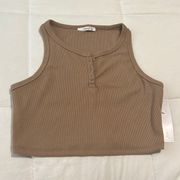 NWT Timing Cropped Tank Top