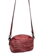 Anthropologie Day & Mood Nova Pink Leather Crossbody Bag