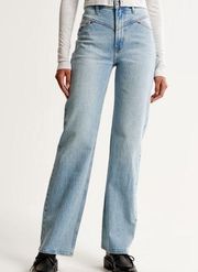 Abercrombie and Fitch high rise 90s relaxed jeans