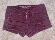 American Eagle Maroon Shorts