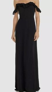 Wayf Harlow Off-The-Shoulder A-Line Dress