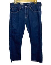 Adriano Goldschmied Tomboy Crop Blue Denim Jeans Size 29R