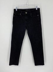 Marc Jeans by Marc Jacobs Women's Size 28 Black Mid Rise Skinny Cropped