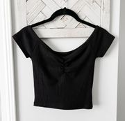 Black Crop Top