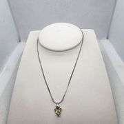 Lia Sophia Silver & Yellow Necklace