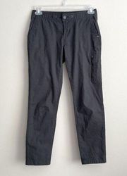 Vuori Ripstop Pants Womens Charcoal Dark Gray Size Small Long Pockets Active