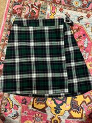 Plaid Mini Skirt LAST CALL