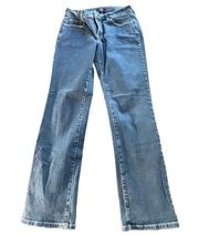 NYDJ Not Your Daughters Jeans Denim Blue Straight Jeans Size 8P GUC #0235