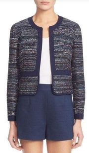 Diane Von Furstenberg Alberta Woven Tweed Jacket