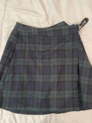 Plaid Miniskirt