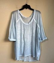 We The Free by Free People medium short sleeve blue top