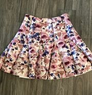 Runway Floral Skirt