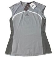 Adidas Stella McCartney Barricade Small Mesh Tank Top Grey Tee Australia