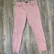 Buffalo David Bitton Light Pink Stretch Skinny Jeans Size 6 / 28