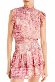 Smocked Mini Dress Small