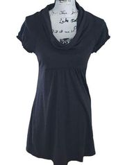 SELF ESTEEM dark gray Cowl neck dress small