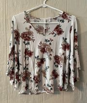 Floral Print Long Sleeve