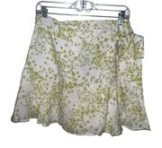 AllSaints Frida Amanzi Mini Skirt Skort Lime Green US Sz 8 Linen Blend New $169