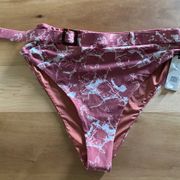 We Wore What Emily Bikini Bottom In Canyon Rose Size XL