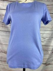 Talbots Cotton Tee Shirt Womens S Short Sleeve Crew Neck Lightweight Breathable