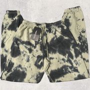 Pretty Little Thing PLT Green Tie Dye Sweatpants