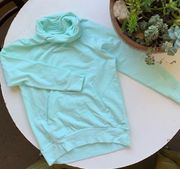 Cowel Neck Sweater light sea green